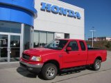 2003 Bright Red Ford F150 XLT SuperCab 4x4 #36479980