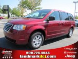 2010 Deep Cherry Red Crystal Pearl Chrysler Town & Country LX #36480015