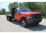 2003 Bright Red Ford F450 Super Duty XL Regular Cab Chassis Stake Truck #36479909