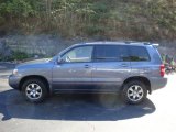 2007 Bluestone Metallic Toyota Highlander V6 4WD #36480800