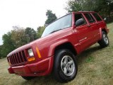 Chili Pepper Red Pearl Jeep Cherokee in 1999