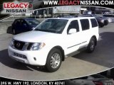 2011 Avalanche White Nissan Pathfinder LE 4x4 #36547345