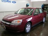 2004 Sport Red Metallic Chevrolet Malibu LS V6 Sedan #36548228