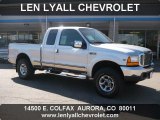 1999 Silver Metallic Ford F250 Super Duty XLT Extended Cab 4x4 #36622287