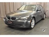 2008 Platinum Grey Metallic BMW 5 Series 528xi Sedan #36621954