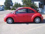 2004 Uni Red Volkswagen New Beetle GLS Coupe #36623464