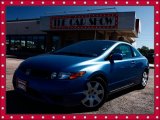 2007 Atomic Blue Metallic Honda Civic LX Coupe #36622446