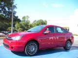 2011 Sangria Red Metallic Ford Focus SES Sedan #36622175