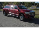 2006 Inferno Red Crystal Pearl Dodge Ram 3500 Laramie Quad Cab 4x4 Dually #36622990