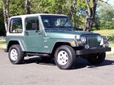 1999 Medium Fern Green Pearlcoat Jeep Wrangler Sport 4x4 #36622536