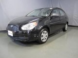 2009 Ebony Black Hyundai Accent GLS 4 Door #36622642