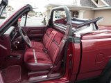 1989 Dodge Dakota Sport Convertible 4x4 Front Seat