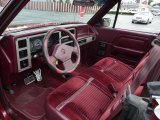 1989 Dodge Dakota Sport Convertible 4x4 Red Interior