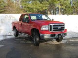 2006 Red Clearcoat Ford F250 Super Duty FX4 SuperCab 4x4 #3664790