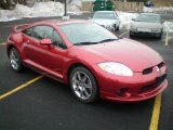 2008 Rave Red Mitsubishi Eclipse SE Coupe #3656628