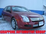 2007 Redfire Metallic Ford Fusion S #3664807