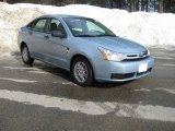 2008 Light Ice Blue Metallic Ford Focus SE Sedan #3664843