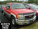 2004 Fire Red GMC Sierra 1500 SLT Extended Cab 4x4 #36766928