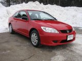 2004 Rally Red Honda Civic LX Coupe #3665164