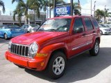 2005 Flame Red Jeep Liberty Limited #353865
