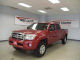 2006 Impulse Red Pearl Toyota Tacoma V6 PreRunner Double Cab #36817404