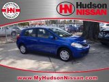 2011 Metallic Blue Nissan Versa 1.8 S Hatchback #36856027