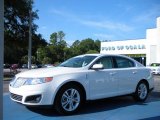 White Suede Lincoln MKS in 2010