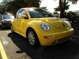 2005 Sunflower Yellow Volkswagen New Beetle GLS Coupe #36856175