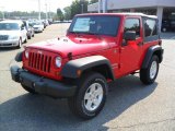 2011 Flame Red Jeep Wrangler Sport S 4x4 #36857280