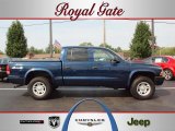 2004 Patriot Blue Pearl Dodge Dakota Sport Quad Cab 4x4 #36856253