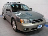 2002 Wintergreen Metallic Subaru Outback Wagon #36857049