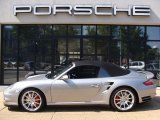 2009 GT Silver Metallic Porsche 911 Turbo Cabriolet #36857434