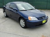2002 Eternal Blue Pearl Honda Civic EX Coupe #36856700