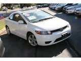 2007 Taffeta White Honda Civic EX Coupe #36856437