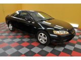 1999 Flamenco Black Pearl Honda Accord EX V6 Coupe #36963498