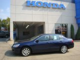 2007 Royal Blue Pearl Honda Accord SE V6 Sedan #36963037