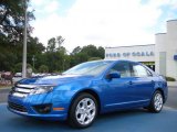 2011 Blue Flame Metallic Ford Fusion SE #36963060