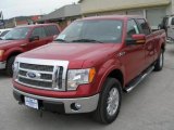 2010 Red Candy Metallic Ford F150 Lariat SuperCrew 4x4 #37032768