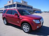 2008 Vivid Red Metallic Mercury Mariner V6 Premier 4WD #37033857