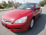 2007 San Marino Red Honda Accord EX-L Coupe #37033231