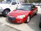 2005 Deep Red Pearl Chrysler Sebring Touring Convertible #37032918