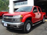 2006 Victory Red Chevrolet Colorado Z71 Crew Cab 4x4 #37033300