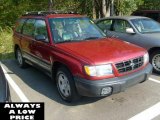 1999 Canyon Red Pearl Subaru Forester L #37125127
