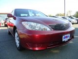 2005 Salsa Red Pearl Toyota Camry LE #37125787