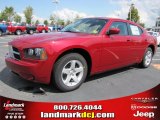 2010 Inferno Red Crystal Pearl Dodge Charger SE #37175137