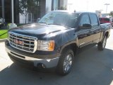 2010 Onyx Black GMC Sierra 1500 SLT Crew Cab 4x4 #37175389