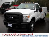 2011 Oxford White Ford F350 Super Duty XL Regular Cab 4x4 Chassis Commercial #37224930
