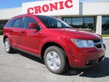 2010 Inferno Red Crystal Pearl Coat Dodge Journey SXT #37225168