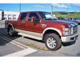 2008 Dark Copper Metallic Ford F250 Super Duty King Ranch Crew Cab 4x4 #37225025