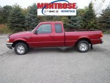 Bright Red Ford Ranger in 1998